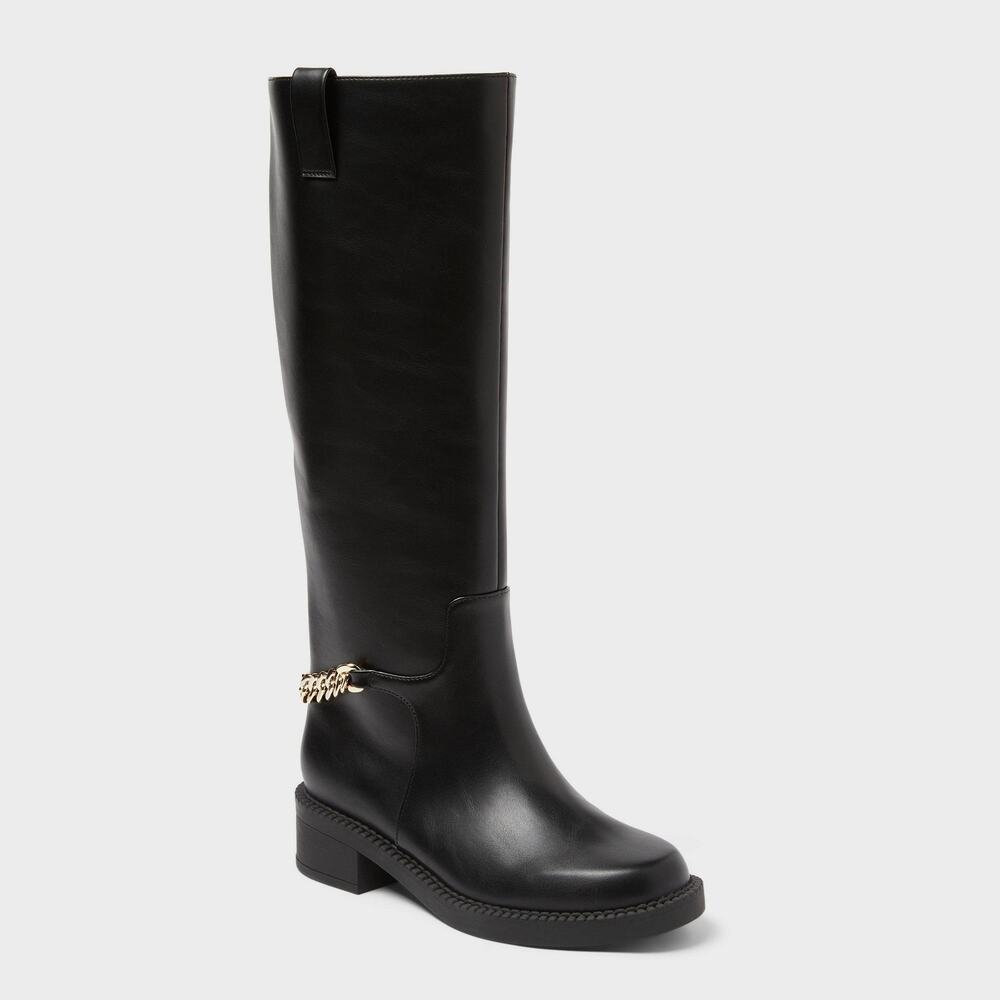 A New Day Womens Bobbi Boots Black 9 NWT